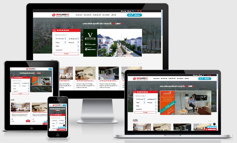Thiết kế website bất động sản chuyên nghiệp, giá rẻ
