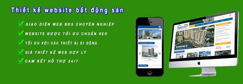 Thiết Kế Website Bất Động Sản Giá Rẻ, Chuẩn SEO Tại Hà Nội